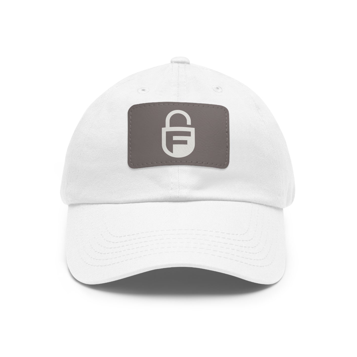 Stylish Dad Hat with Leather Patch, Vintage Cap, Casual Wear, Father's Day Gift, Trendy Accessories