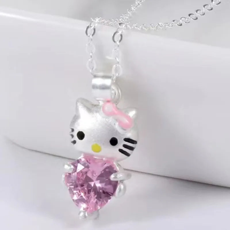 Kawaii Hello Kitty Charm Necklace