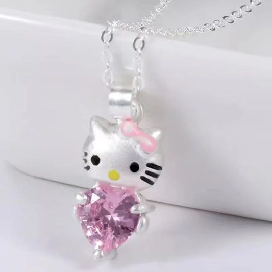 Kawaii Hello Kitty Charm Necklace