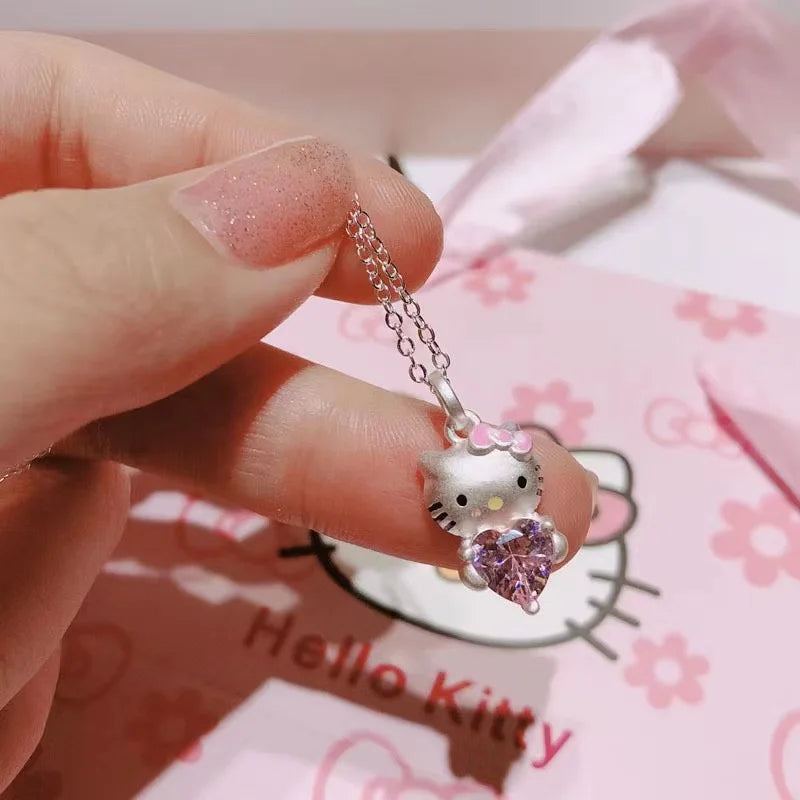 Kawaii Hello Kitty Charm Necklace