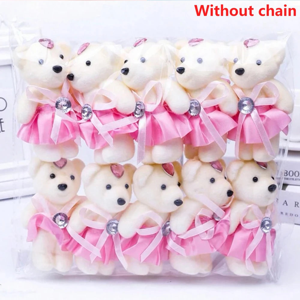10pcs/Pack Mini Foam Teddy Bears Plush