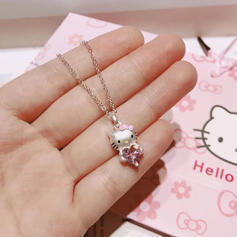 Kawaii Hello Kitty Charm Necklace