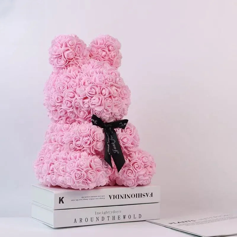 Handmade "Eternal Rose" Teddy Bear