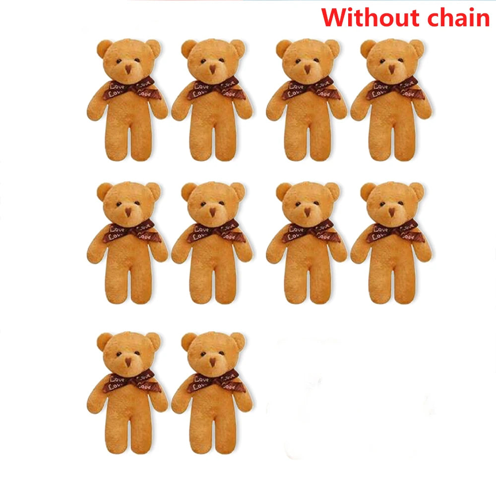 10pcs/Pack Mini Foam Teddy Bears Plush