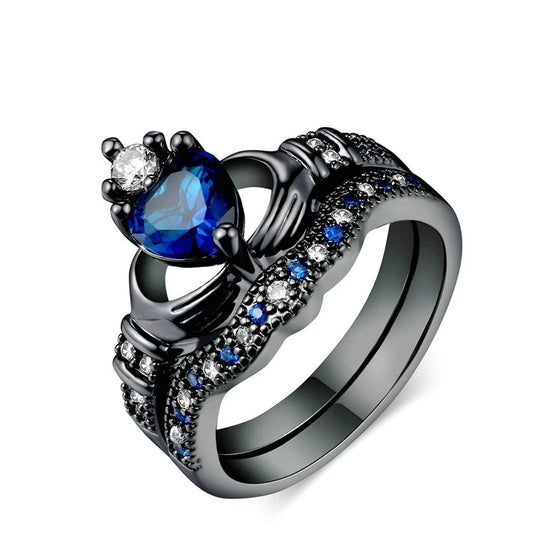 Charm Couple Ring - Blue