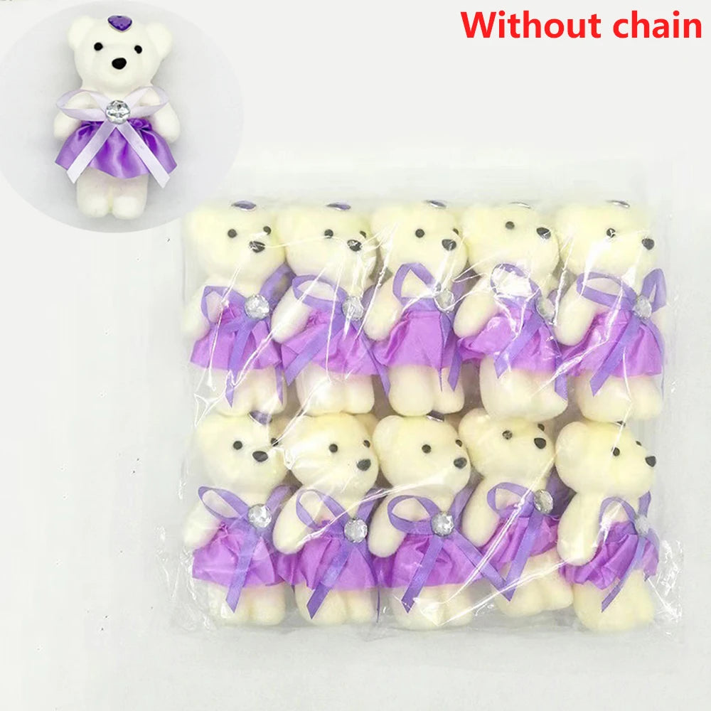 10pcs/Pack Mini Foam Teddy Bears Plush