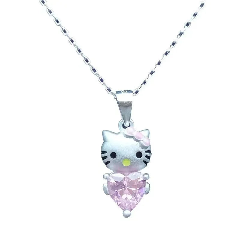 Kawaii Hello Kitty Charm Necklace