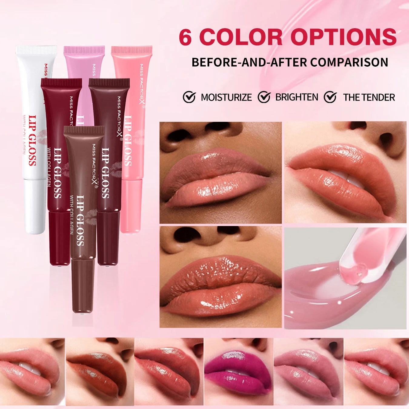 Premium gift set 24PCS/box Lip gloss